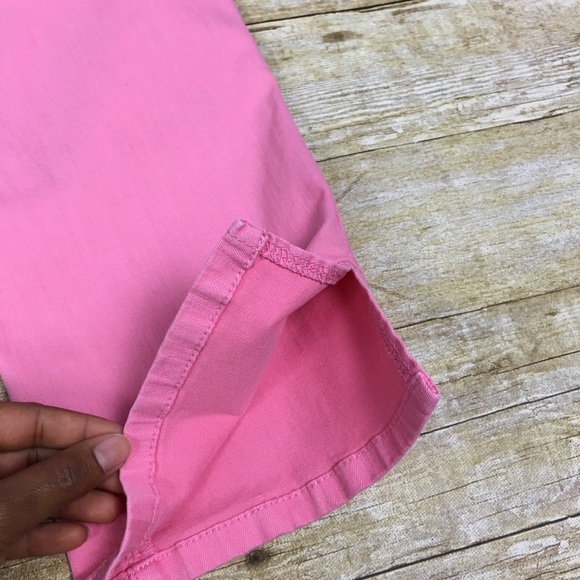NYDJ | Pink Stretch Crop Jeans | size 2 - Picture 4 of 8